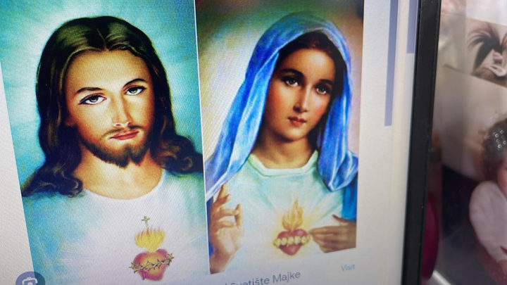 Canvas picture from Medjugorje