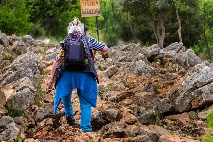 A pilgrim on the stony path